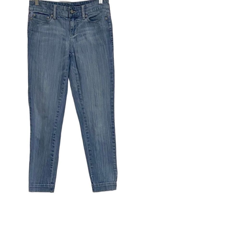 Vintage Cache Light Blue Denim Size 0 Straight Leg Jeans Great Condition